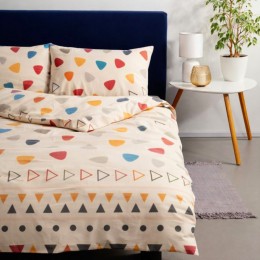 Комплект постельного белья SoundSleep Nordic бязь односпальный 143х210 см персиковый (2800005034554)