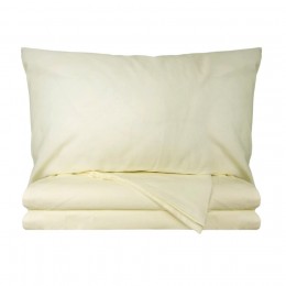 Комплект постельного белья Emily бязь Полуторный 145х210 см молочный (94174854)