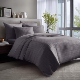 Комплект постельного белья SoundSleep Jacquard Delicacy Graphite сатин-жаккард полуторный 160х215 см графит (2800005074628)