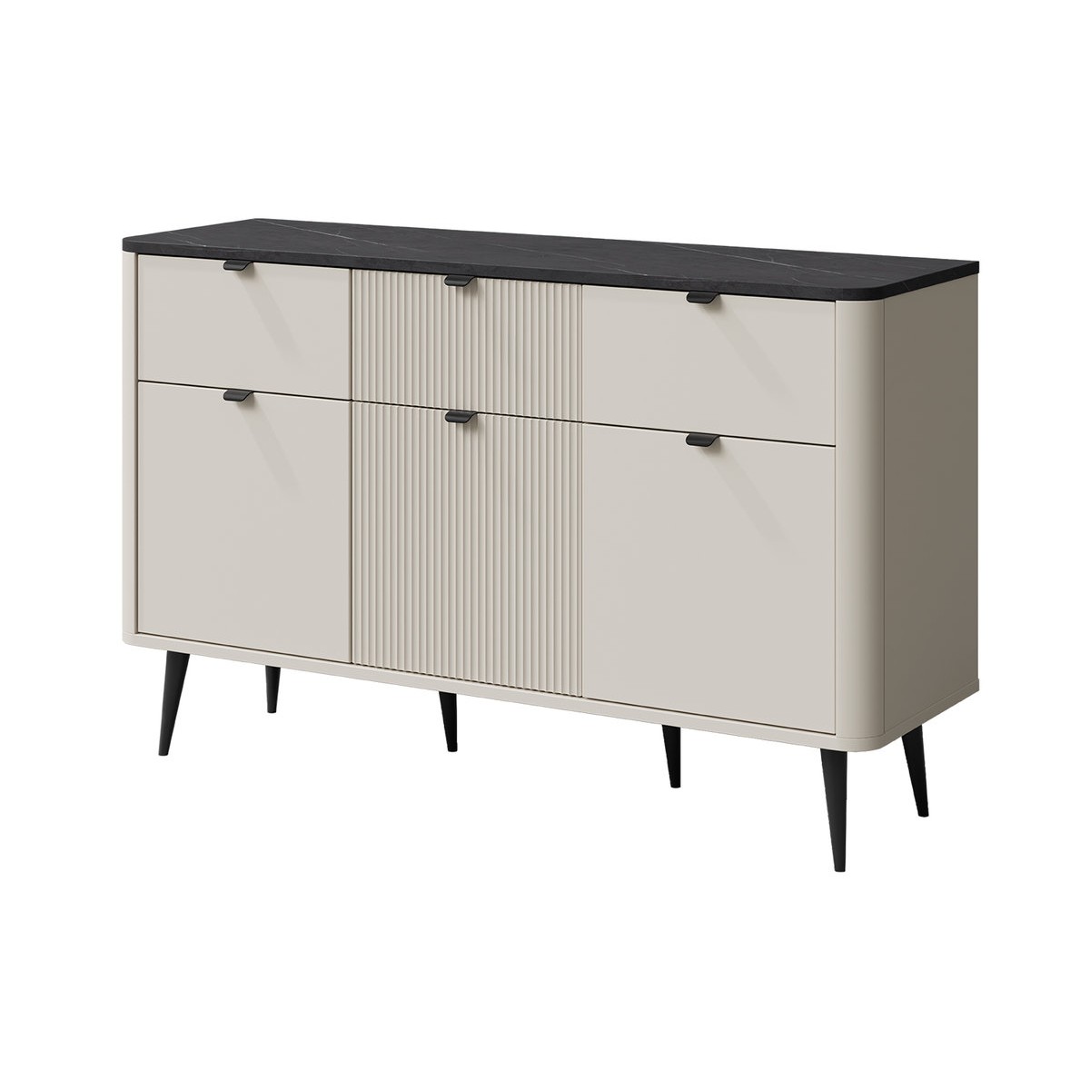 Комод MARLY REG 10 130х82х40 кашемір / сірий Комод MARLY REG 10 130х82х40 кашемір / сірий