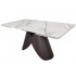 Стіл AGNES CERAMIC 160(240)*90 білий позолочений мат/коричневий Стіл AGNES CERAMIC 160(240)*90 білий позолочений мат/коричневий