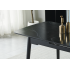 Стіл BERLIN CERAMIC 140(180)*80 чорний мат/чорний каркас Стіл BERLIN CERAMIC 140(180)*80 чорний мат/чорний каркас