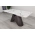 Стіл AGNES CERAMIC 160(240)*90 білий позолочений мат/коричневий Стіл AGNES CERAMIC 160(240)*90 білий позолочений мат/коричневий