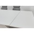Стіл LAURA CERAMIC 160(240)*90 білий мат/білий
