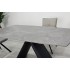 Стіл GREYSON CERAMIC 160(240)*90 сірий мат/чорний