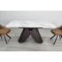 Стіл AGNES CERAMIC 160(240)*90 білий позолочений мат/коричневий Стіл AGNES CERAMIC 160(240)*90 білий позолочений мат/коричневий
