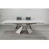 Стіл LAURA CERAMIC 160(240)*90 білий мат/білий