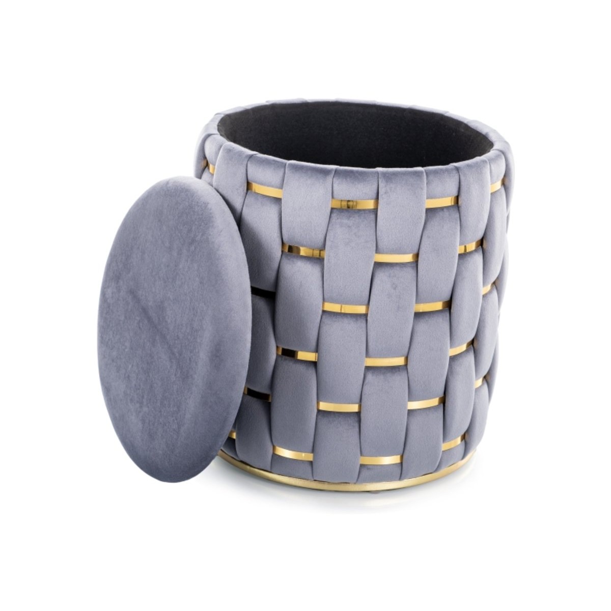 Пуф TIARA VELVET сірий TAP.252 Пуф TIARA VELVET сірий TAP.252