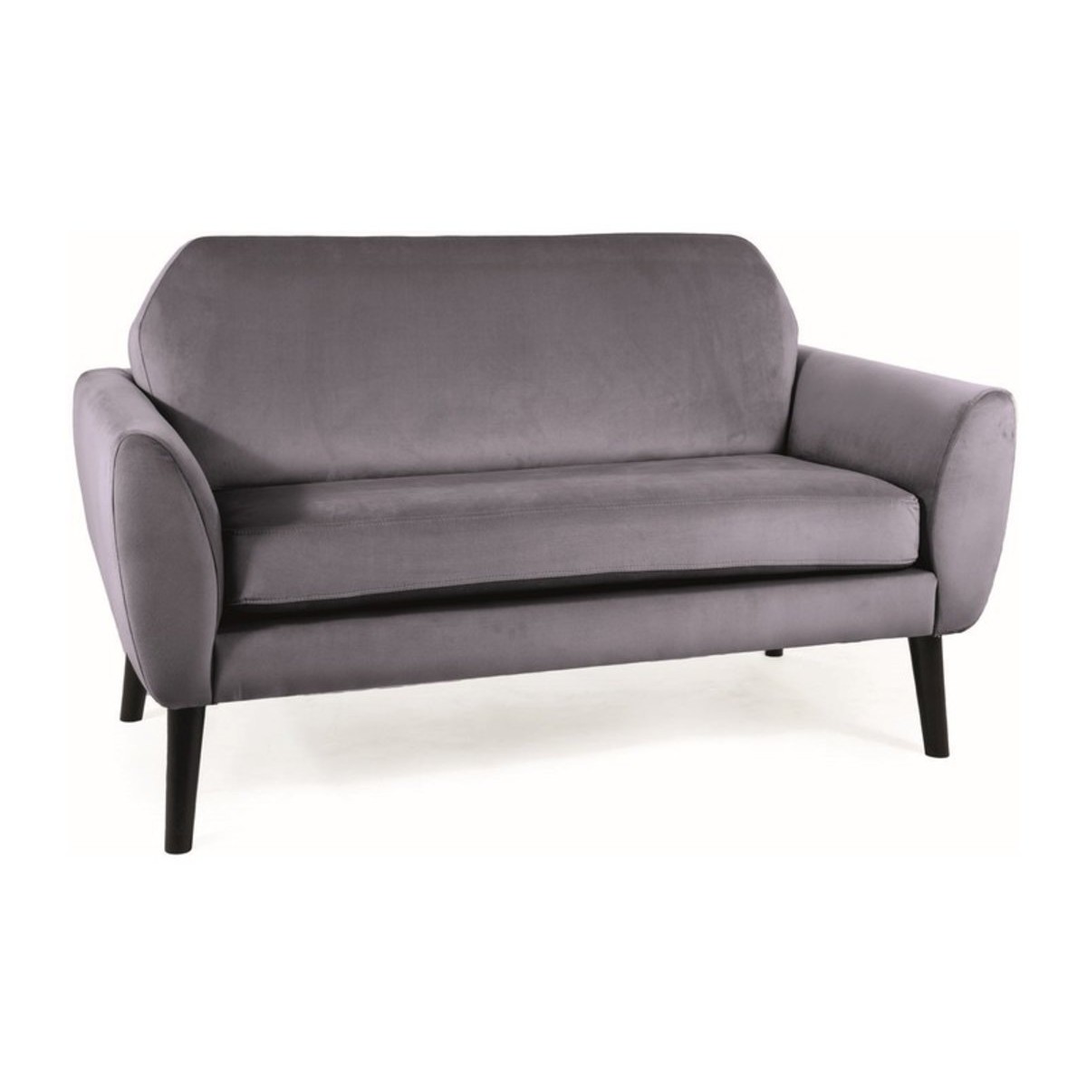 Софа MENA VELVET сіра/венге BL.14 Софа MENA VELVET сіра/венге BL.14