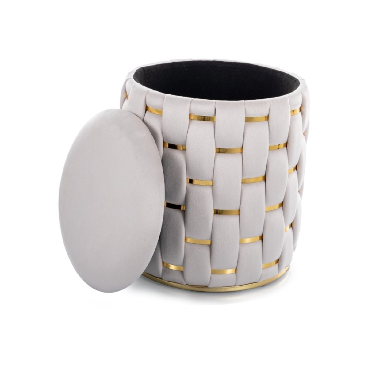 Пуф TIARA VELVET світлий беж TAP.250 Пуф TIARA VELVET світлий беж TAP.250