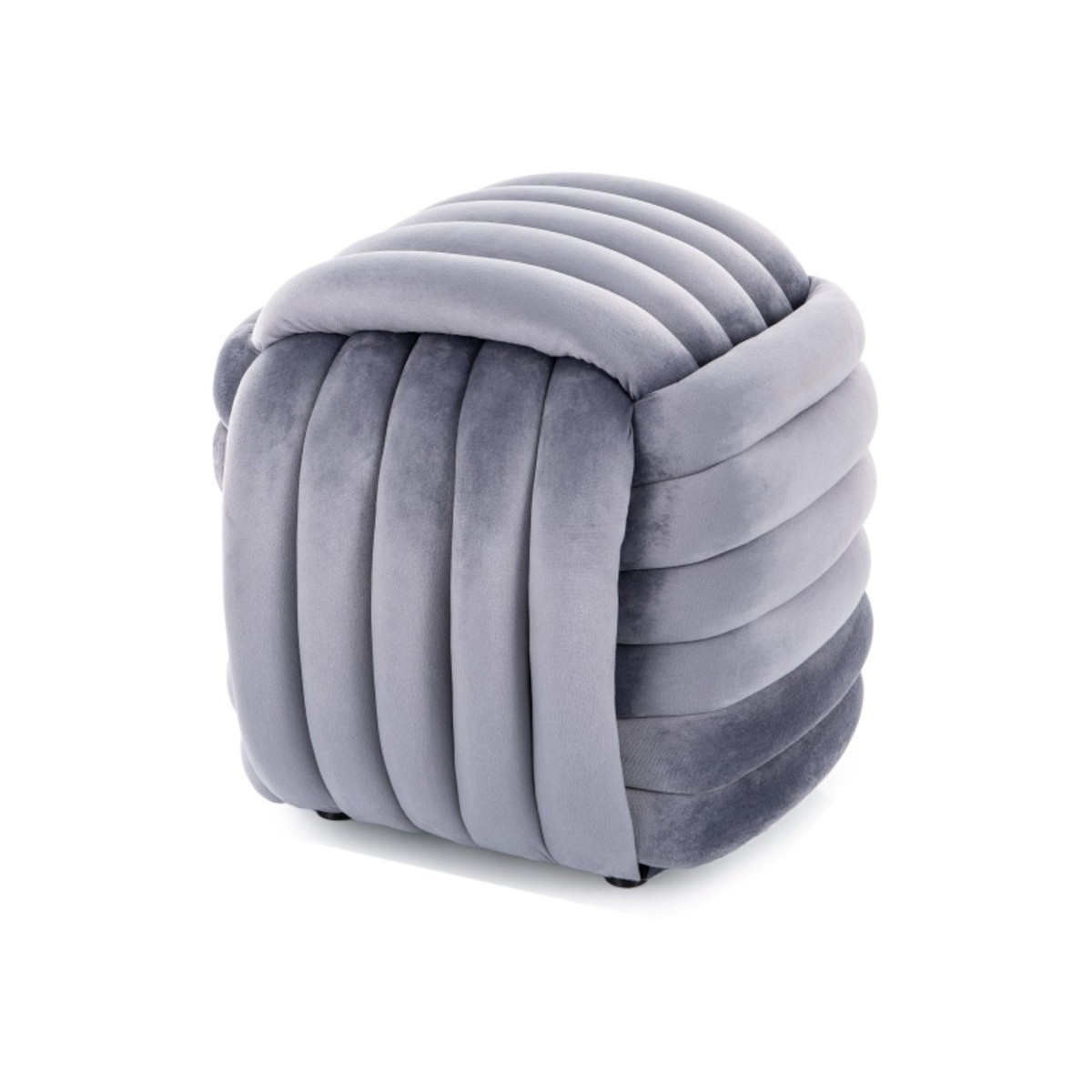 Пуф BRUNI VELVET сірий TAP.252 Пуф BRUNI VELVET сірий TAP.252