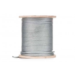 Трос оцинкованный Apro 12мм x 100м (6х19) DIN 3060 (WR-G12) (100 шт.)