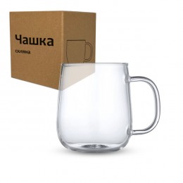 Чашка скляна 500 мл 201-36 