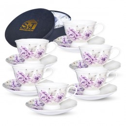 Кофейный сервиз "Sawyer Rose" 12пр. (80 мл, 12 см) 1993-00 
