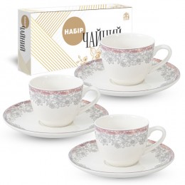 Сервіз чайний 12пр. Бернадот (чашка  280 мл блюдце 15 см) 1753-15 