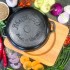   Жаровня чавунна 20*4 см з підставкою Horeca Т1011-01