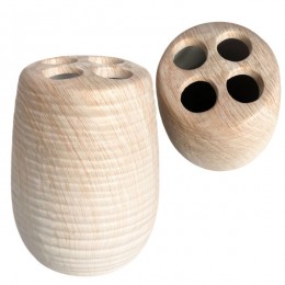  Підставка для зубних щіток  Білий Ясен (без подарункової упаковки) 888-06-027/4