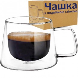 Чашка з подвійною стінкою 200мл 202-22 