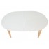 Стіл ALBERTO CERAMIC 160(200)*90 бежевий мат/дерево
