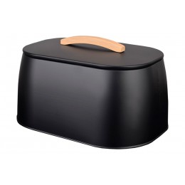 Хлебница Maestro *355 x 240 x 165мм черная (MR-1675-BLACK)