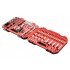 Набор инструмента Intertool 1/4" x 1/2" x 111ед RED (ET-9110)