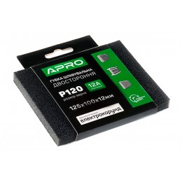 Губка шлифовальная Apro 125 x 100 x 12мм x P100 (828123)