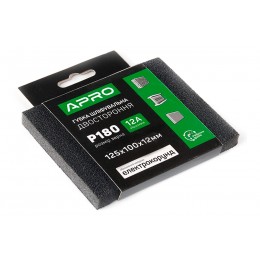 Губка шлифовальная Apro 125 x 100 x 12мм x P180 (828126)