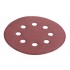 Круг шлифовальный на липучке Intertool 125 мм × Р240 с отверстиями (5 шт.) (BT-0591)
