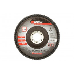 Круг лепестковый торцевой Granite 125 мм x Р120 цирконий изогнутый (8-32-120) Круг лепестковый торцевой Granite 125 мм x Р120 цирконий изогнутый (8-32-120)