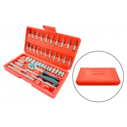 Набор инструментов UNIVERSAL 1/4" 46ед (UN46)