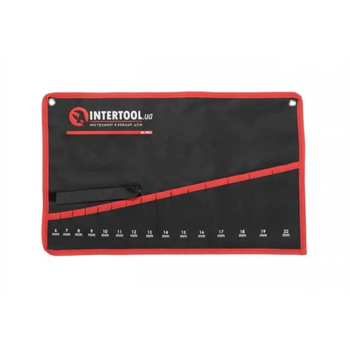 Чехол для гаечных ключей Intertool 570 x 360 мм x 15 карманов (BX-9015)