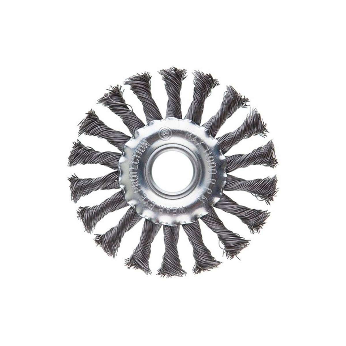 Щетка дисковая Intertool 115 мм плетеная (BT-7115)