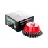 Щетка торцевая Apro 125 мм x М14 плетеная (830442)
