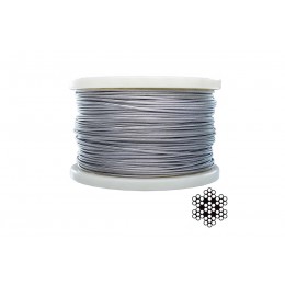 Трос нержавеющий Apro 1.5мм x 200м (6х7+1x7) DIN 3055 (WR-G1.5N) (200 шт.)