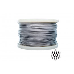 Трос нержавеющий Apro 2мм x 200м (6х7+1x7) DIN 3055 (WR-G2N) (200 шт.)