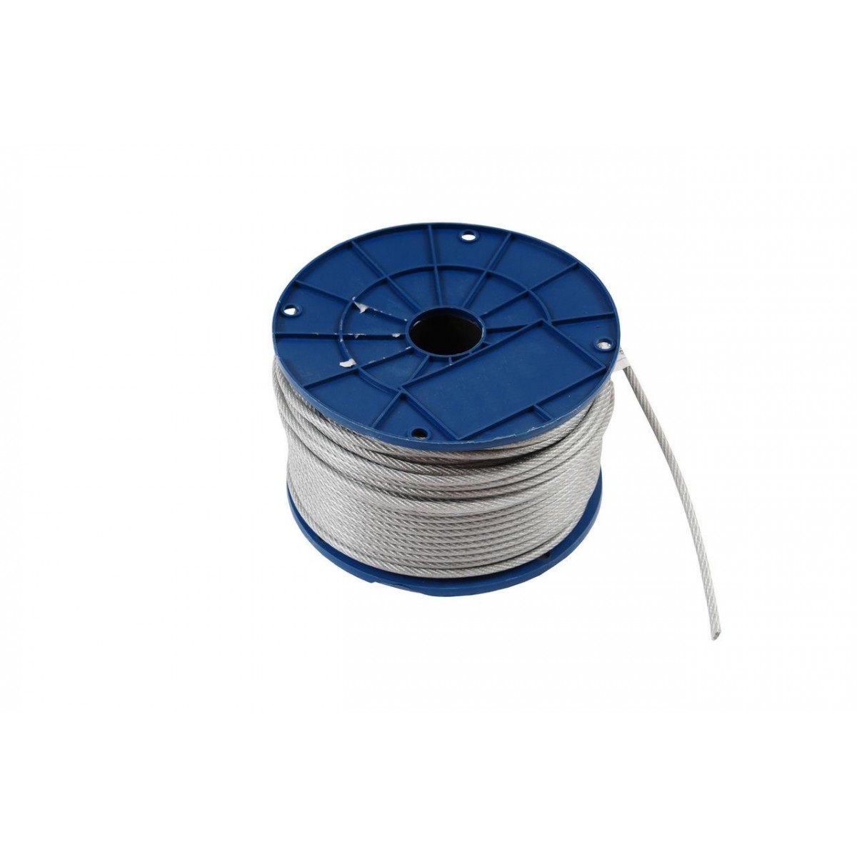 Трос стальной Apro 8 мм х 100 м в оплетке DIN 3055 (WR-PVC8) (100 шт.)