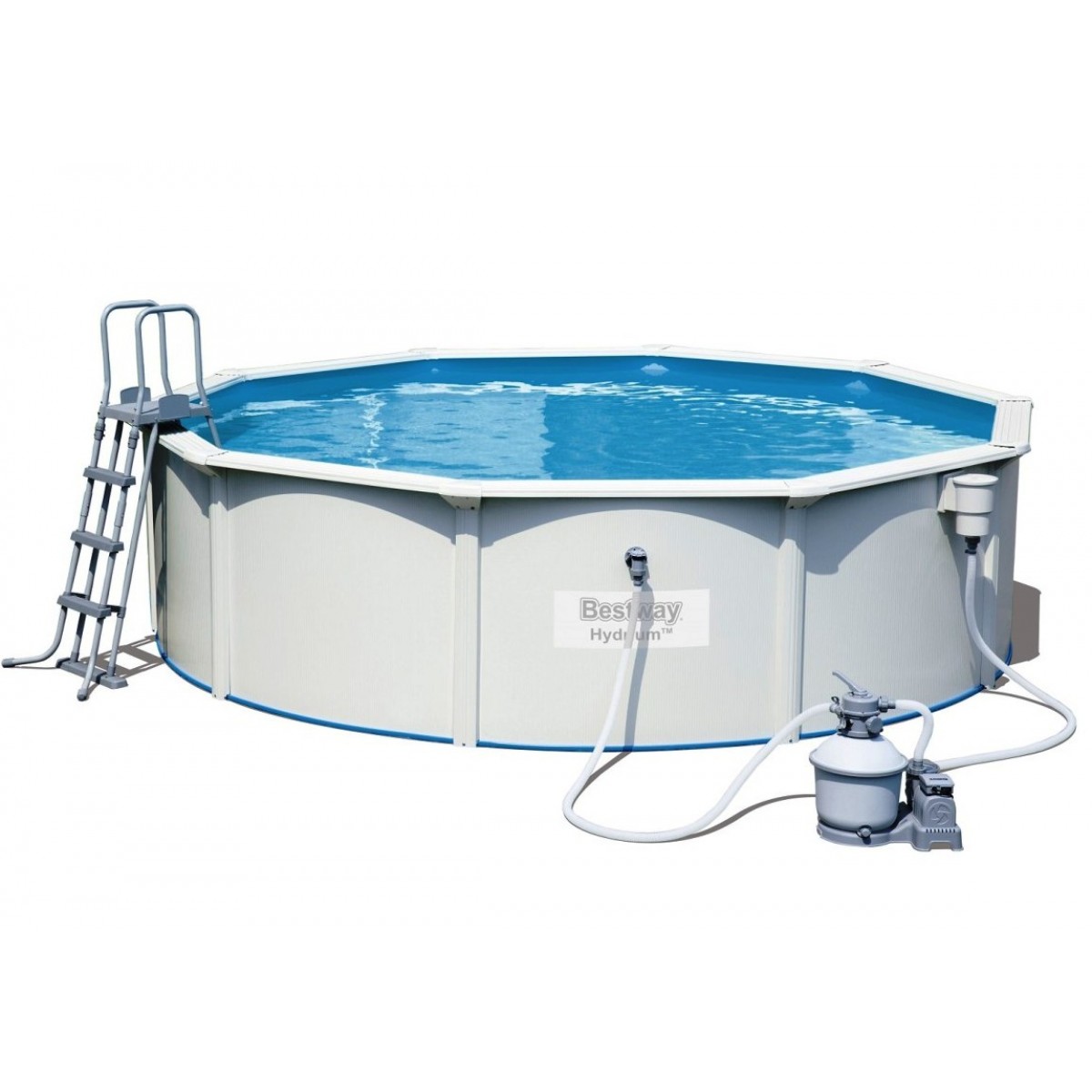 Bestway 56384 (Диаметр 460 x Высота 120см) Каркасный бассейн Steel Wall - Hydrium