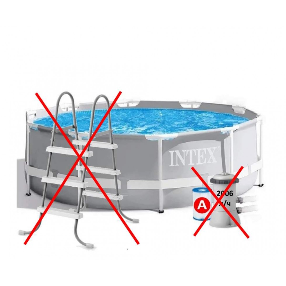 Intex 26706SC-0 New (Диаметр 305 x Высота 99см) Каркасный бассейн Prism Frame Pool