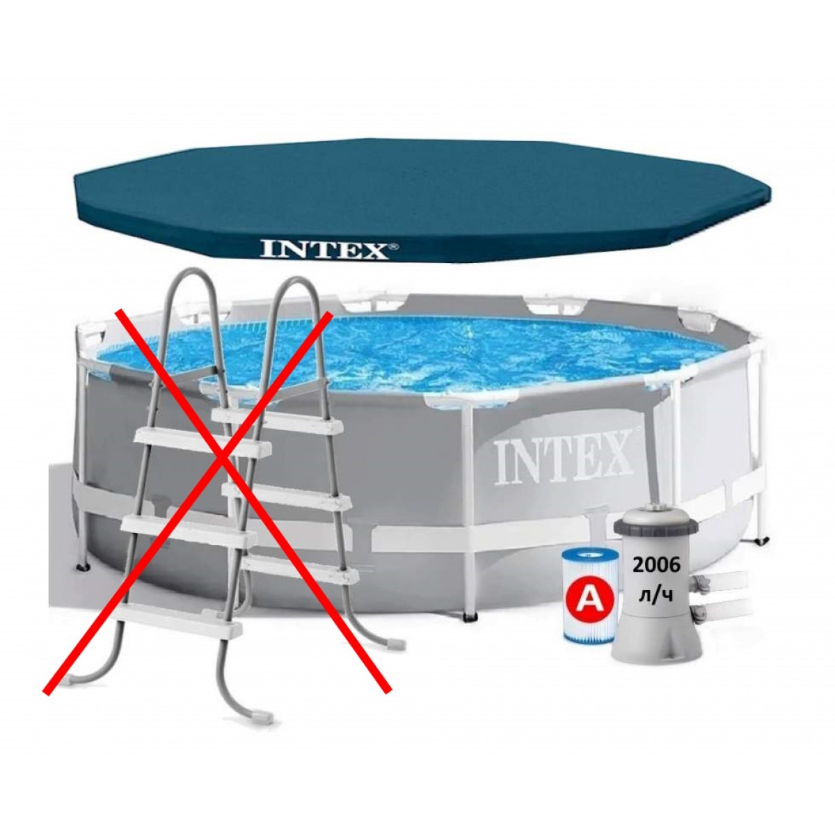Intex 26706SC-3 New (Диаметр 305 x Высота 99см) Каркасный бассейн Prism Frame Pool
