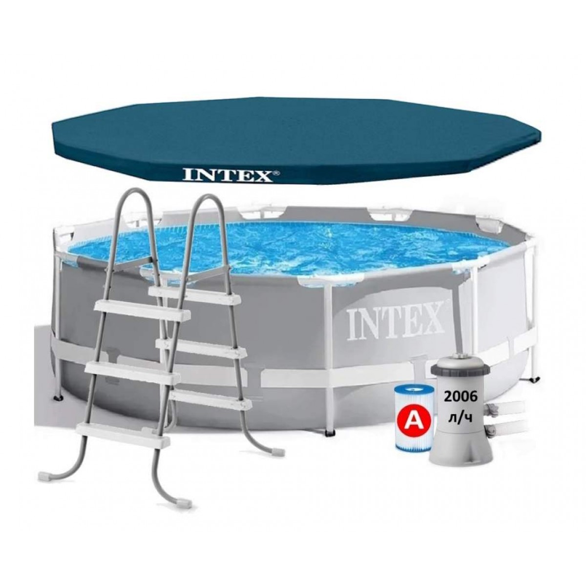 Intex 26706SC-5 New (Диаметр 305 x Высота 99см) Каркасный бассейн Prism Frame Pool