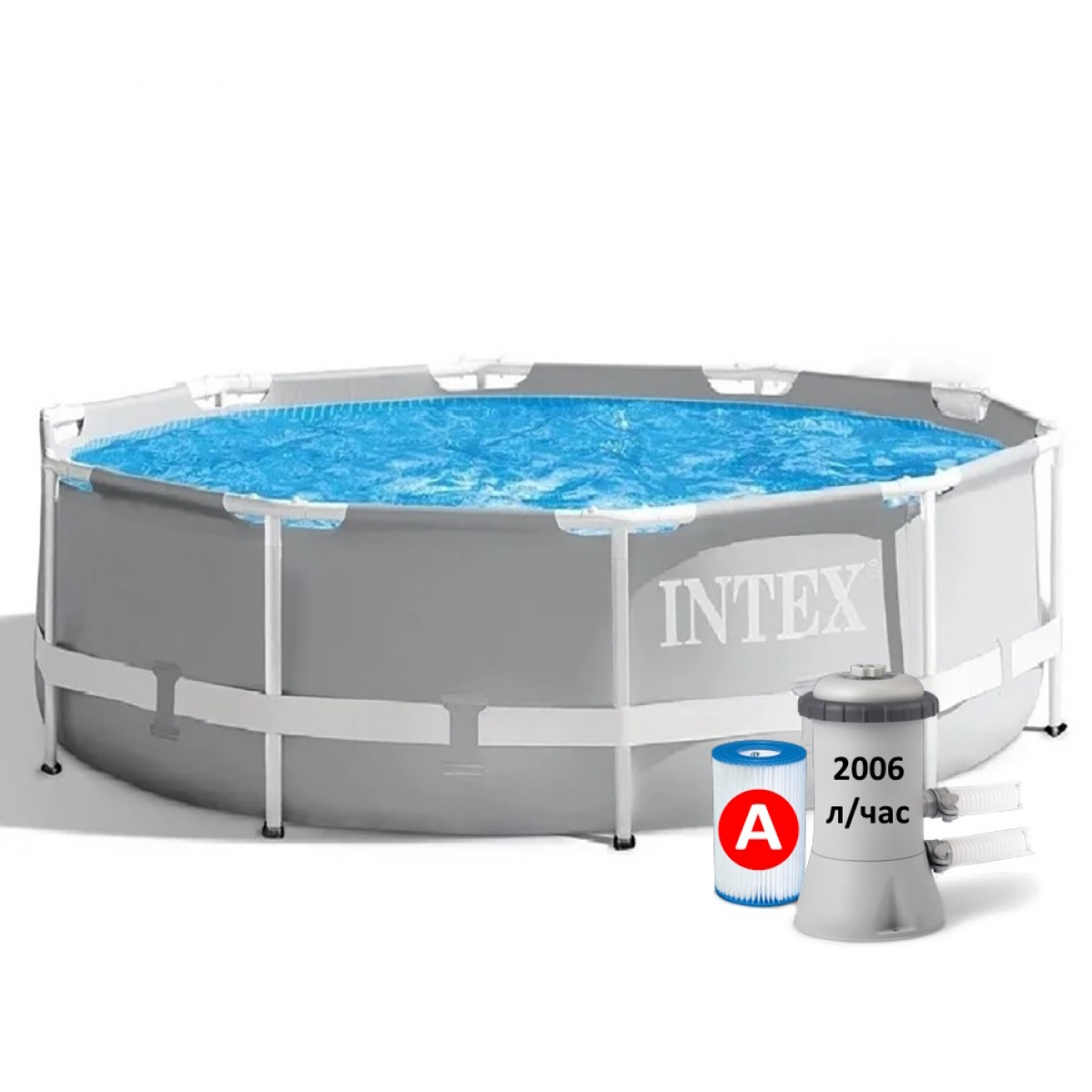 Intex 26706SC (Диаметр 305 x Высота 99см) Каркасный бассейн Prism Frame Pool