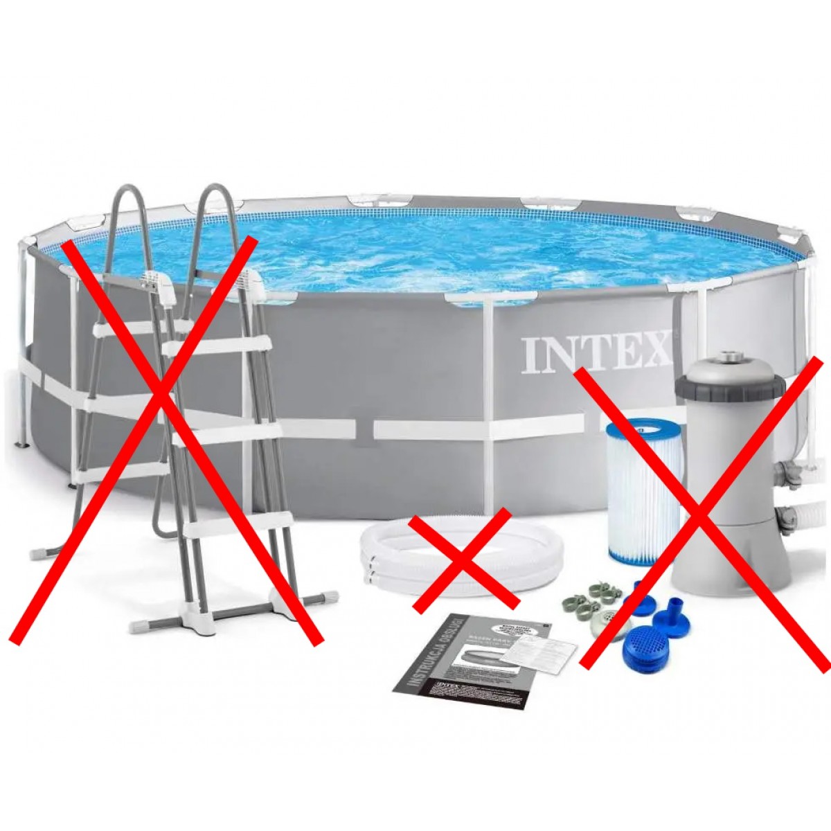 Intex 26716-0 New (Диаметр 366 x Высота 99см) Каркасный бассейн Prism Frame Pool Intex 26716-0 New (Диаметр 366 x Высота 99см) Каркасный бассейн Prism Frame Pool