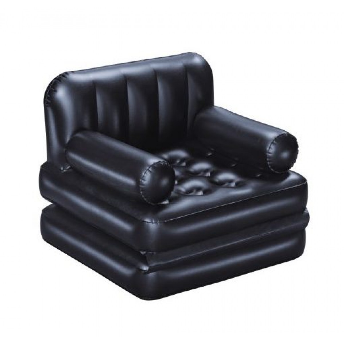 Bestway 75114 (191 x 97 x 64см) Надувное кресло раскладное, черное