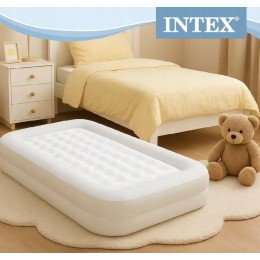 Intex 66811 (168 x 107 x 25см) Надувная кровать детская с бортиками и матрасом