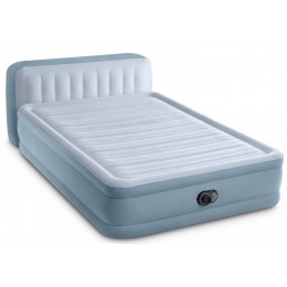 Intex 64450 (236 x 152 x 86 (46см)) Надувная кровать с изголовьем (взамен Intex 64460)