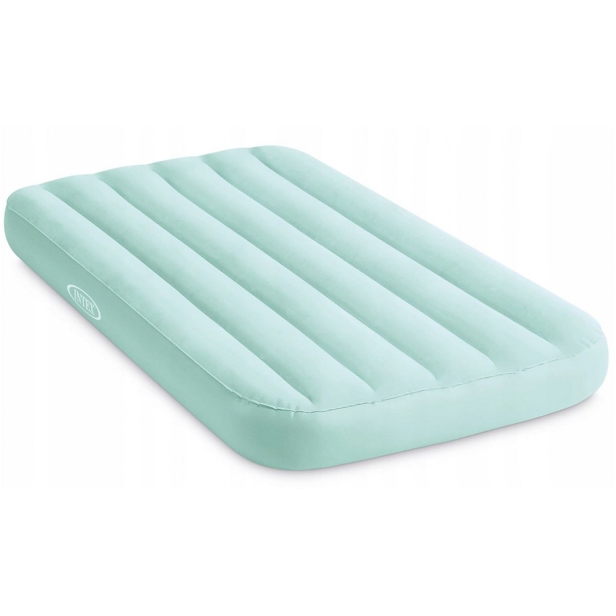Intex 66803-turquoise (157 x 88 x 18см) Надувной матрас. Оранжевый