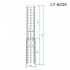 Рабочая платформа Intertool 150 кг к лестнице LT-0029 (LT-6029)