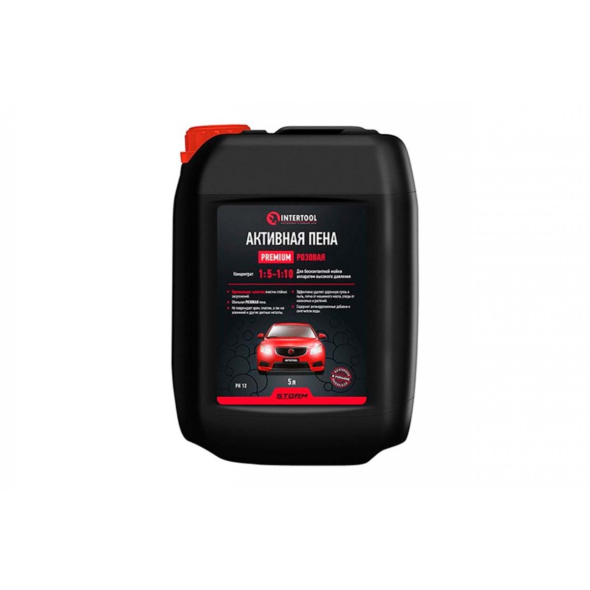 Пена активная Intertool-Storm 5л x 1:8-1:12 концентрат (FS-9095)