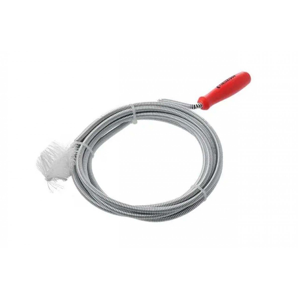Трос для чистки труб Intertool 6мм x 3м с ершиком (HP-1005)
