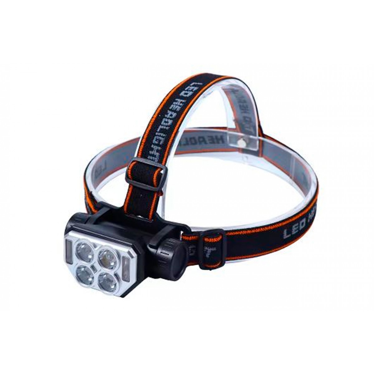Фонарь налобный аккумуляторный 4LM+2+2SMD (MPH038282) Фонарь налобный аккумуляторный 4LM+2+2SMD (MPH038282)